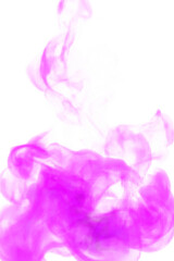 Obraz na płótnie Canvas Liquid smoke ink drop effect magenta