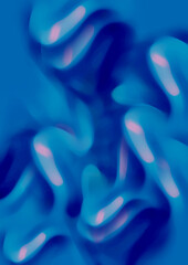 Blue wave background. Abstract background with copy space