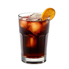 An Isolated Tasty Americano Cocktail Drink, Transparent Background, PNG