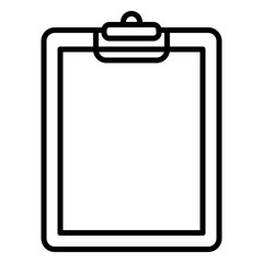 Clipboard icon for clipping paper files and pasting documents