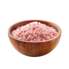 Fototapeta na wymiar Pink salt isolated on transparent background