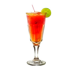 An Isolated Zombie Cocktail Drink, Transparent Background, PNG
