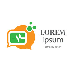 online health consultation service logo design