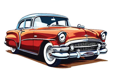 Vintage classic car. Retro car. Beautiful Vintage car illustration. Classic vintage car design. Vintage car illustration background. vintage car vector art illustration classic car design.