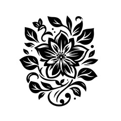 Flowers icon set. Flowers isolated on white background. Flowers in modern simple. Cute round flower plant nature collection. Vector illustrator. leaves, floral bouquets, flower compositions