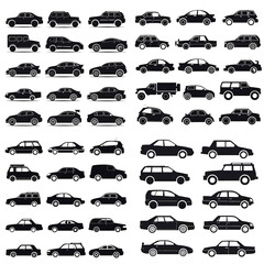 Silhouette of Cars: Automotive Vehicle Collection