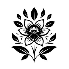 Flowers icon set. Flowers isolated on white background. Flowers in modern simple. Cute round flower plant nature collection. Vector illustrator. leaves, floral bouquets, flower compositions