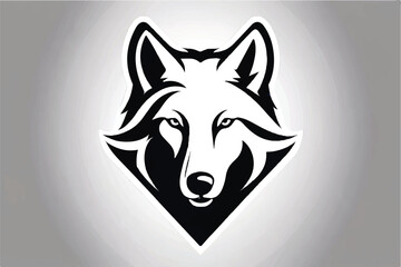 Wolf logo. Wolf Logo vector Illustrated. Alpha Spirit: The Majestic Howl. Illustration. wolf logo design vector symbol graphic idea creative. Wolf head Vector illustration. Vector illustration of wolf