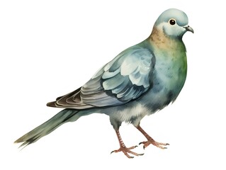 A bird clipart, watercolor illustration clipart, 1500s, isolated on white background - 767726294