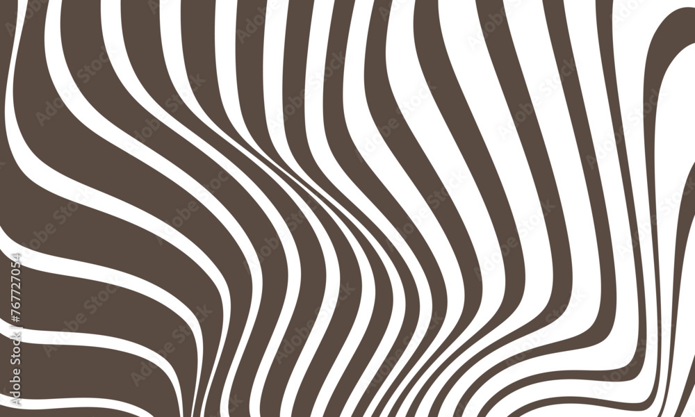 Poster abstract geometric wave line pattern art vector illustration.