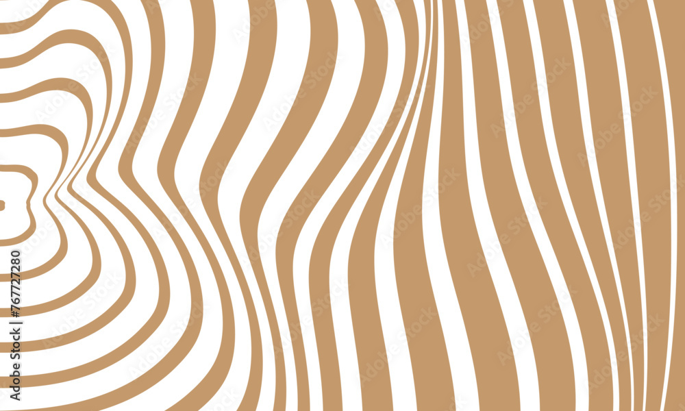 Aufkleber abstract geometric wave line pattern art vector illustration.