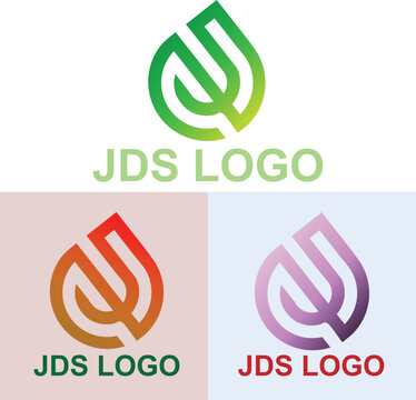JDS Company Logo Design, Latter Logo Design, Company Logo Design