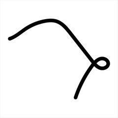 Flat handrawn minimal cute vector element