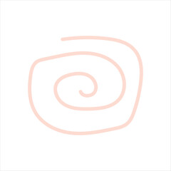 Flat handrawn minimal cute vector element