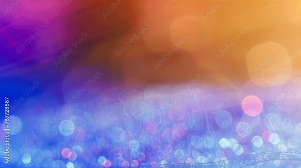 Poster Abstract Colorful Bokeh Light Patterns