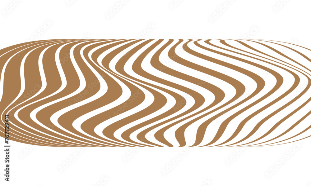 Poster abstract geometric wave line pattern art vector illustration.