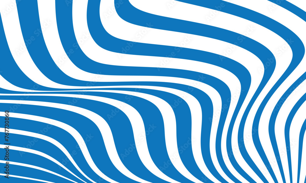 Poster abstract geometric wave line pattern art vector illustration.