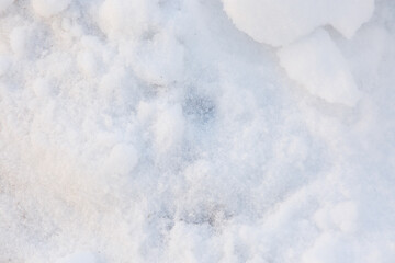 Blue snow texture with lumps