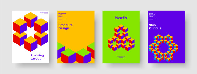 Fototapeta premium Geometric Background Template. Creative Brochure Layout. Abstract Report Design. Book Cover. Banner. Poster. Business Presentation. Flyer. Leaflet. Portfolio. Pamphlet. Handbill. Newsletter
