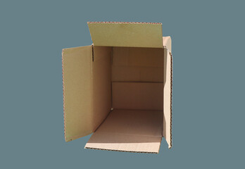 Cheap cardboard box.