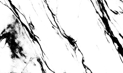 Texture of black marble grunge and dust cracks vector grunge texture overlay. White and black vector cracks marble concrete texture.