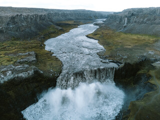 hafragilisfoss in iceland waterfall