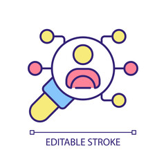Driver behaviour analysis RGB color icon. Compliance monitoring. Efficiency optimization. Qualification inspection. Isolated vector illustration. Simple filled line drawing. Editable stroke