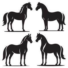 Horse Vector, Horse Silhouettes