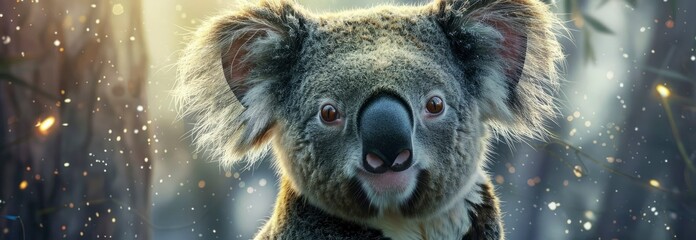 A cute koala - obrazy, fototapety, plakaty