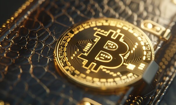 Fortified Finances, Securing Cryptocurrency with a Golden Digital Lock