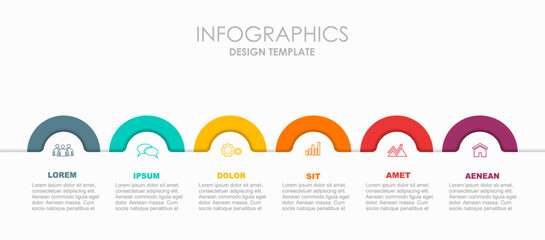 Infographic design template with place for your data. Vector illustration. - 767748264