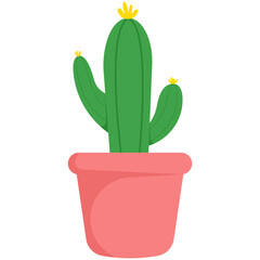 Spring Cactus Plant Element Illustration