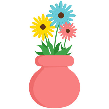 Spring Daisy Flower Element Illustration