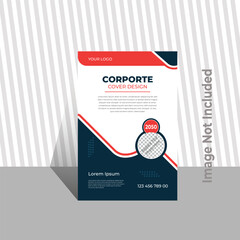 Obraz premium modern book cover design template