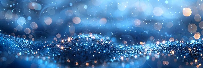  Cool ADSL Mac Fluffy Blur Magic Cold Optic Winter,
Defocused glitter background silver and blue color
 - obrazy, fototapety, plakaty