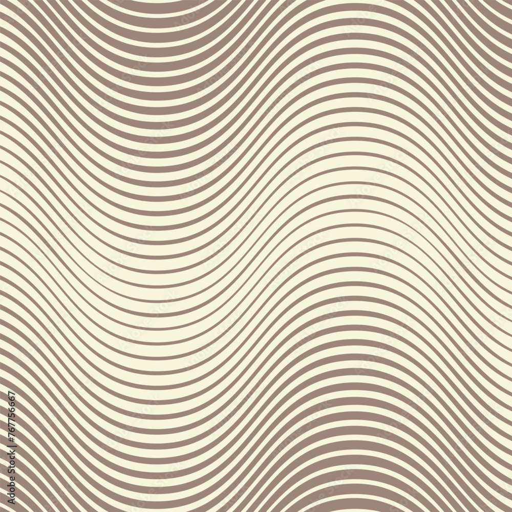 Poster abstract geometric wave line pattern art vector illustration.
