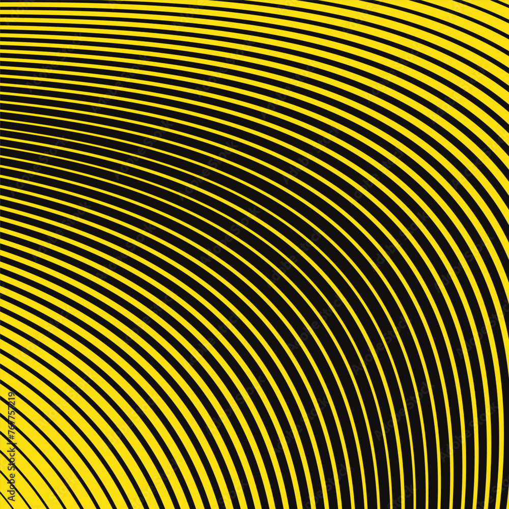 Poster abstract geometric wave line pattern art vector illustration.