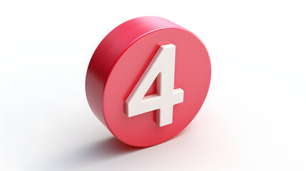 Obraz premium Percent Icon 3d