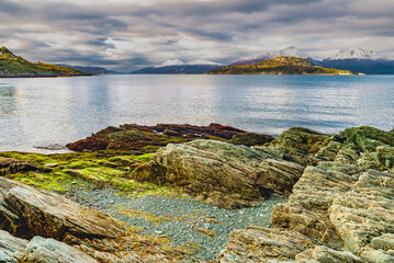 Bahia Ensenada Zaratiegui, Tierra del Fuego National Park, Patagonia, Argentina