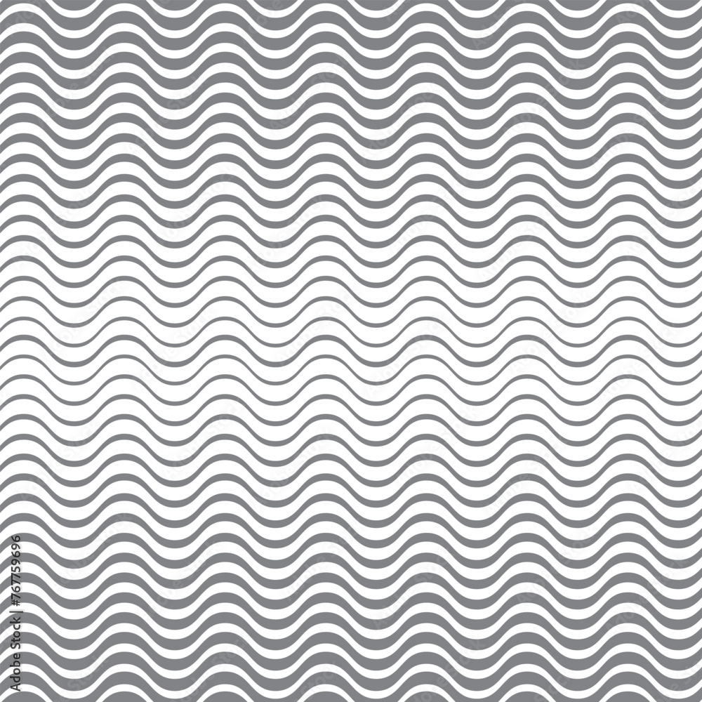 Poster abstract geometric wave line pattern art vector illustration.