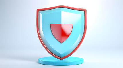 Shield Icon 3d