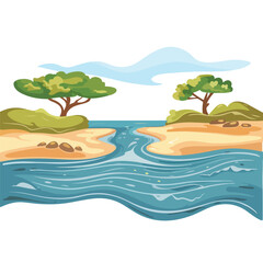 Fototapeta na wymiar Low water level icon design isolated on white background
