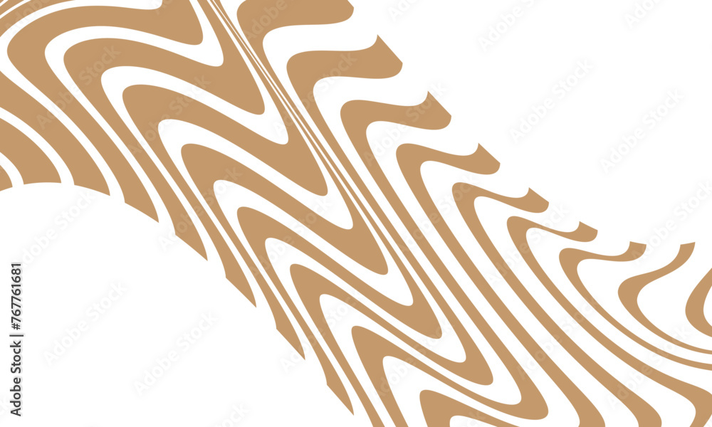 Poster abstract geometric wave line pattern art vector illustration.