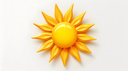 Sun Icon 3d