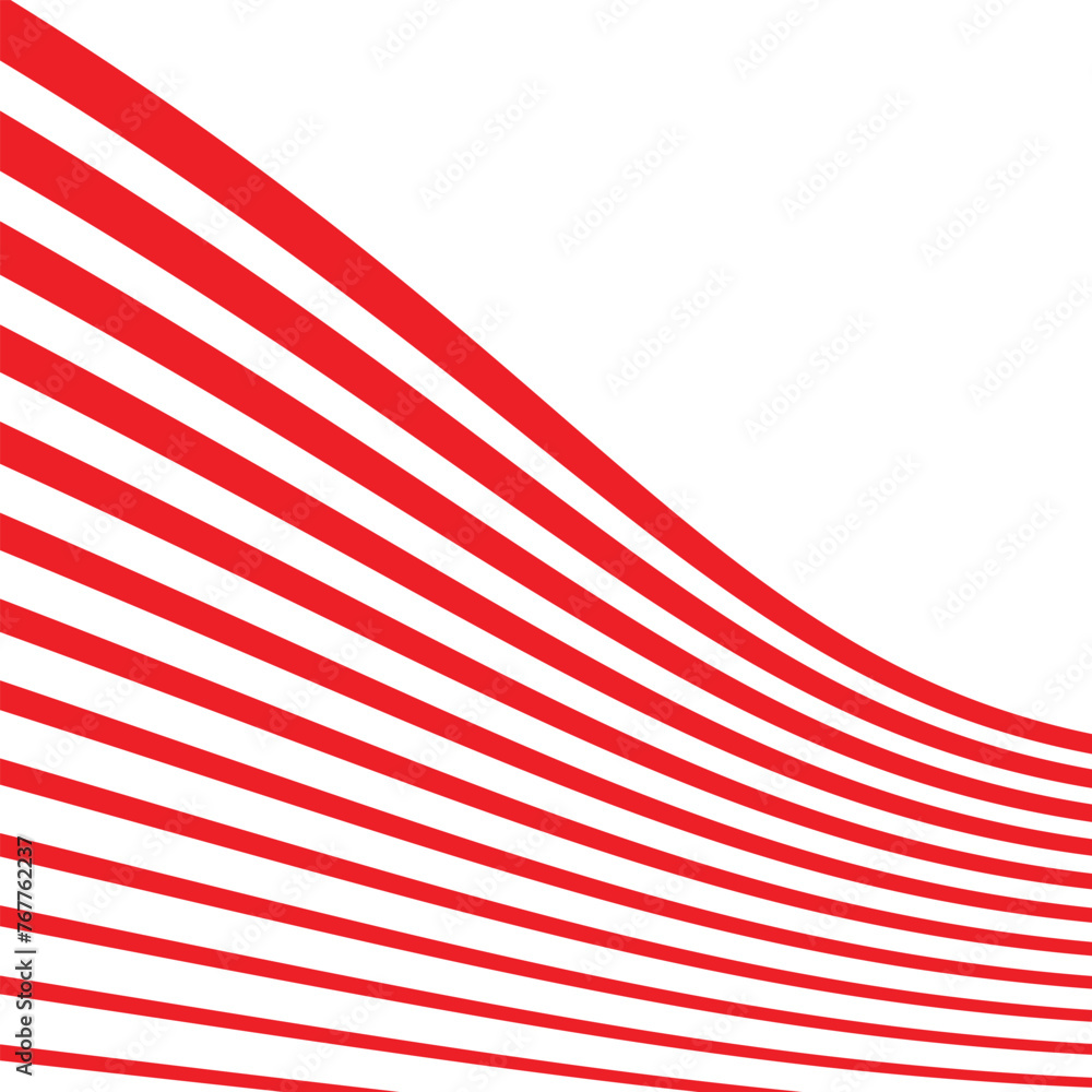 Poster abstract geometric wave line pattern art vector illustration.