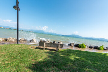 Fototapeta premium Sirmione, lago di garda, lugana, Brescia, lombardia, italia,