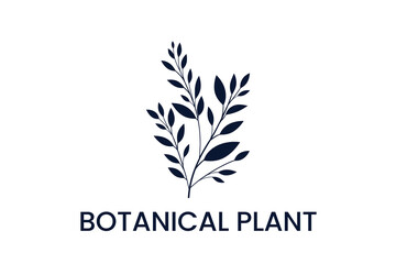 Fototapeta na wymiar botanical logo design