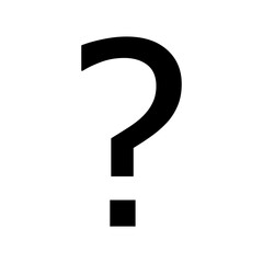 Question mark icon vector. Question illustration sign. Quiz symbol. Faq logo.