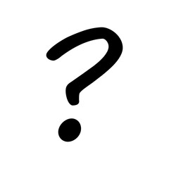 Question mark icon vector. Question illustration sign. Quiz symbol. Faq logo.