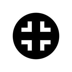 Fototapeta premium Full Screen icon vector. Expand illustration sign. Open symbol or logo.